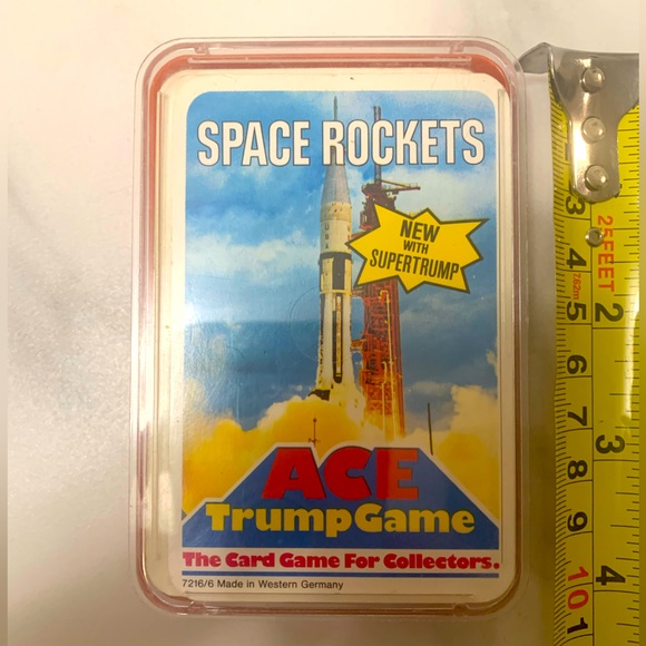 Vintage ACE Trump Card Game “Space Rockets” Full Set - Picture 13 of 13